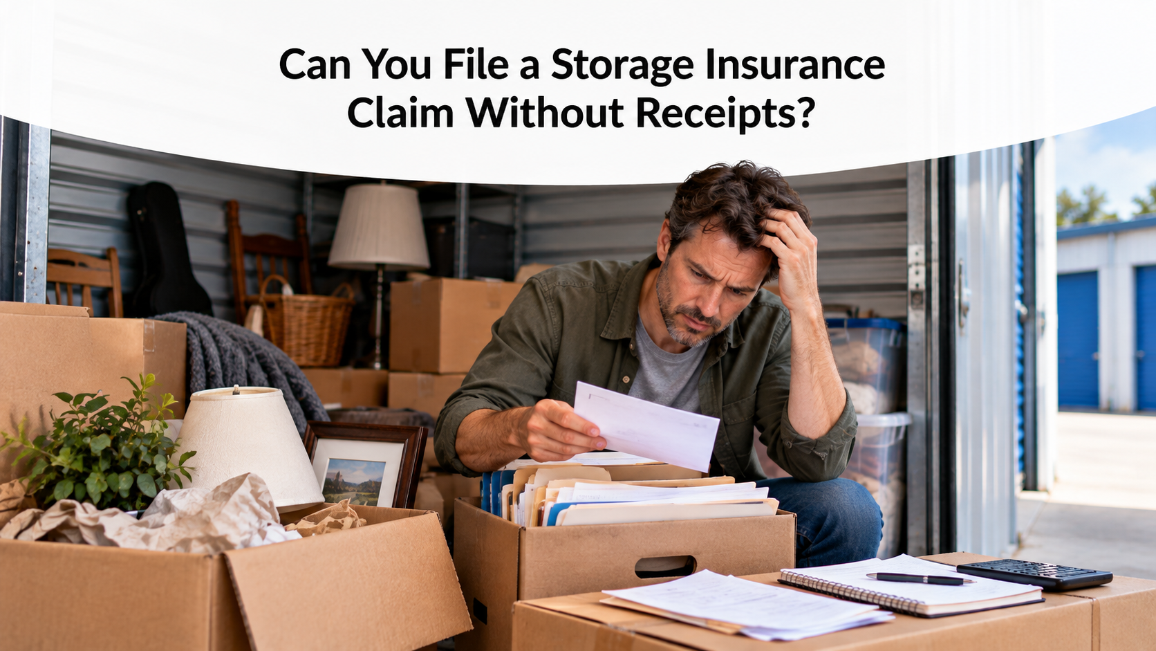 Can You File a Storage Insurance Claim Without Receipts?